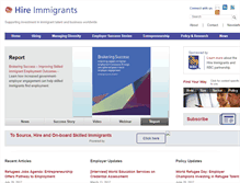 Tablet Screenshot of hireimmigrants.ca